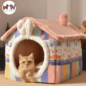 Cat Hiding House Dog Moisture-proof Four Seasons Bed Cats Net Closed Carrier Boxes Big Cat Waterproof Mat Pet Supplies Furniture